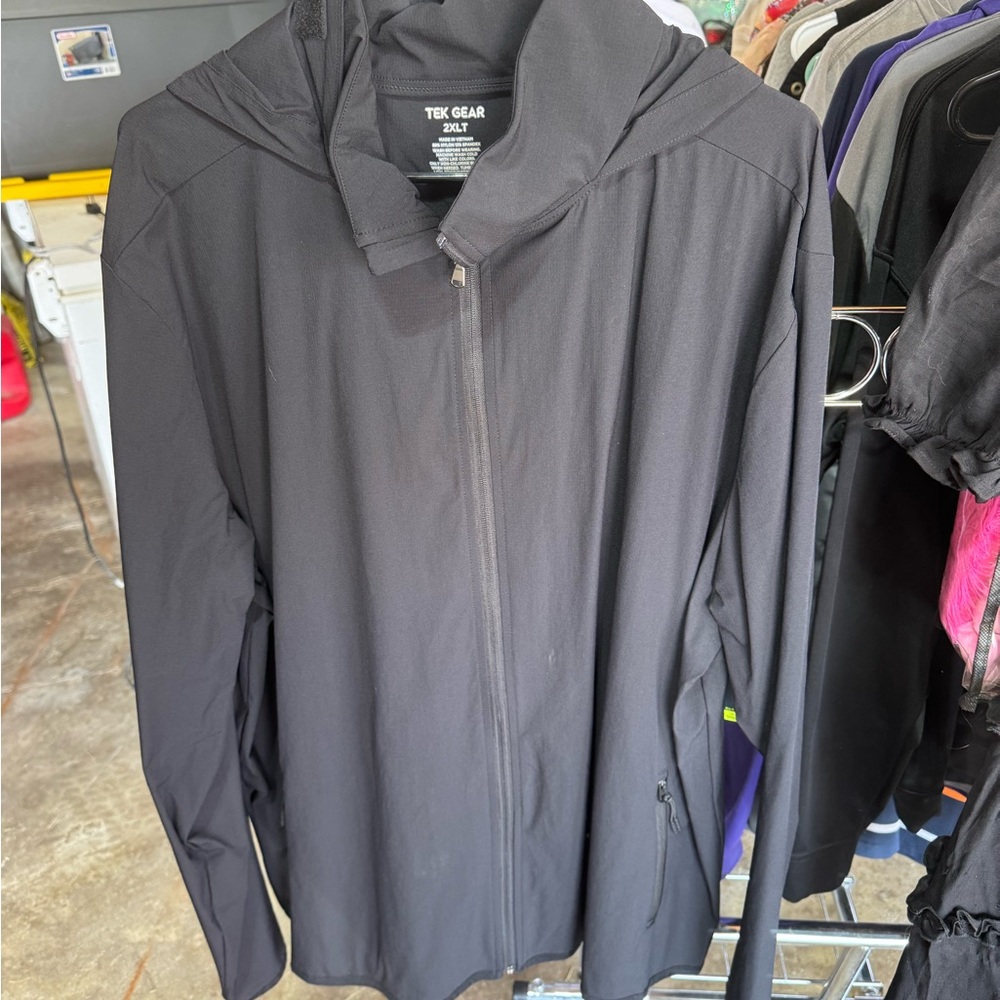 Tek Gear Charcoal Full-Zip Jacket